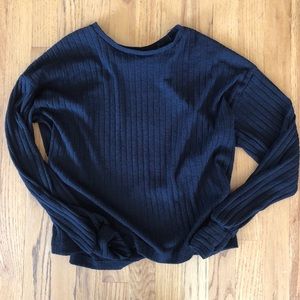 Black long sleeve ZARA sweater